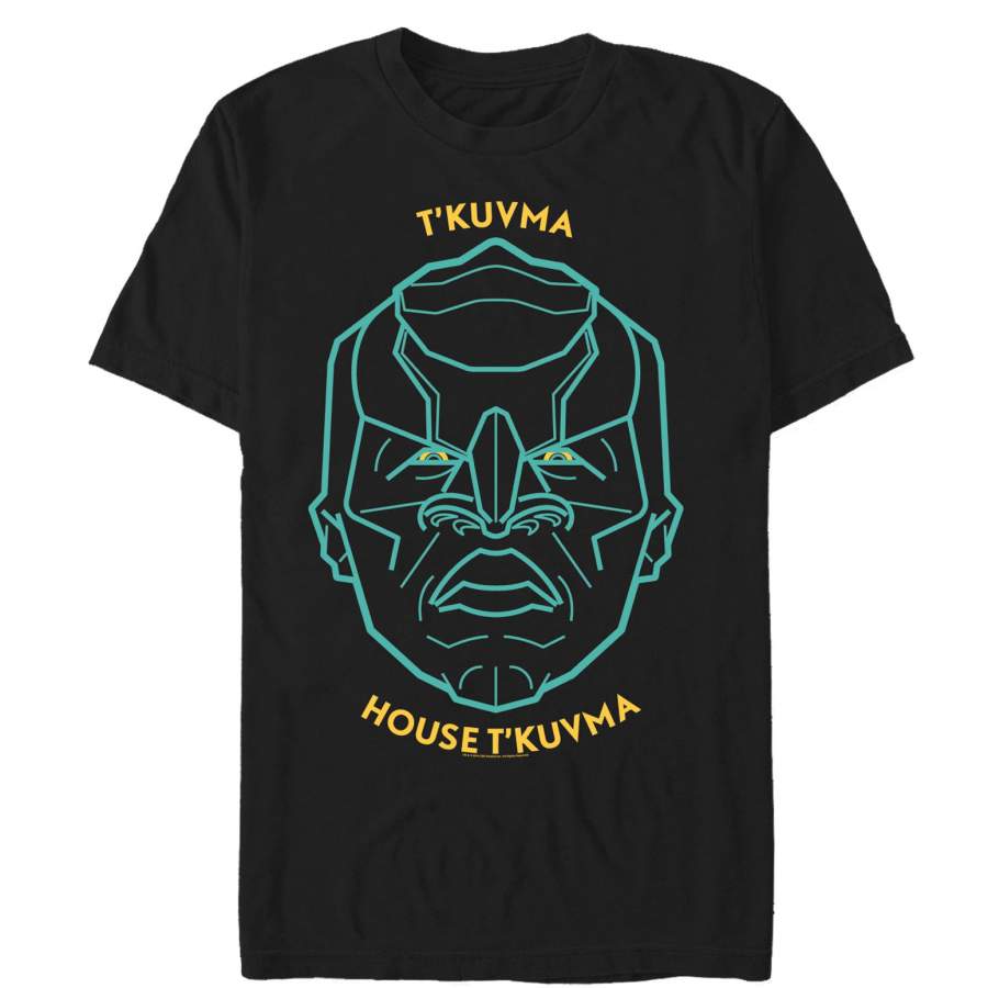 Star Trek Men’s Klingon T’Kuvma Portrait  T Shirt