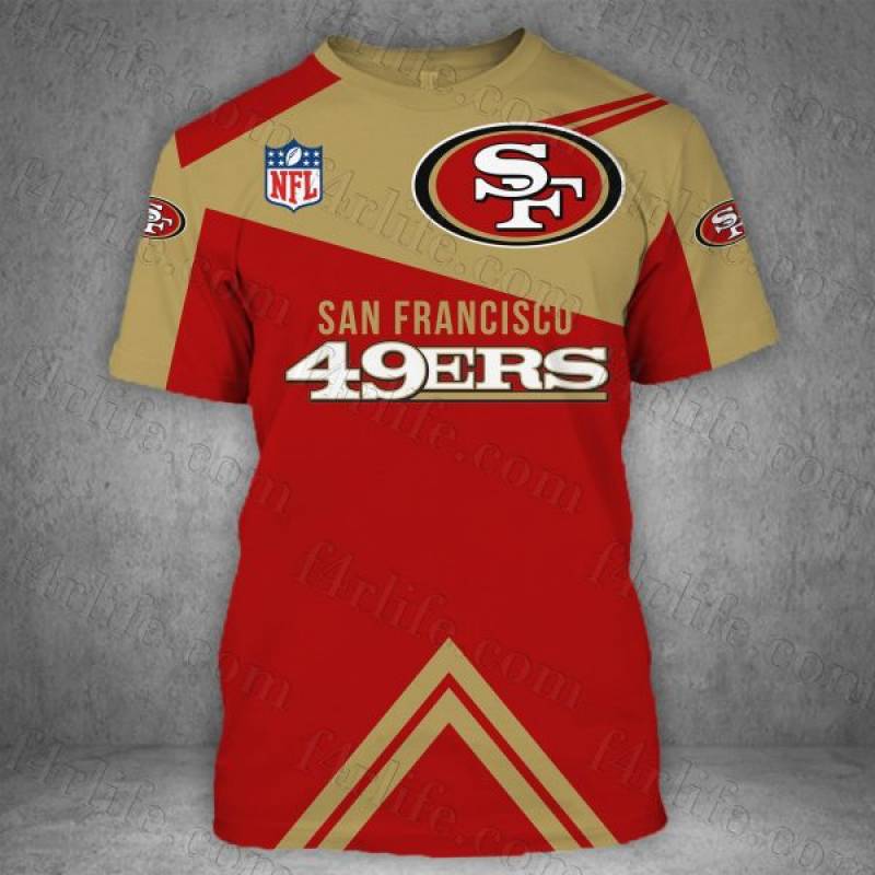 Men / Women New Design San Francisco 49ers 3D T-shirt, T-shirt for 49ers Fans