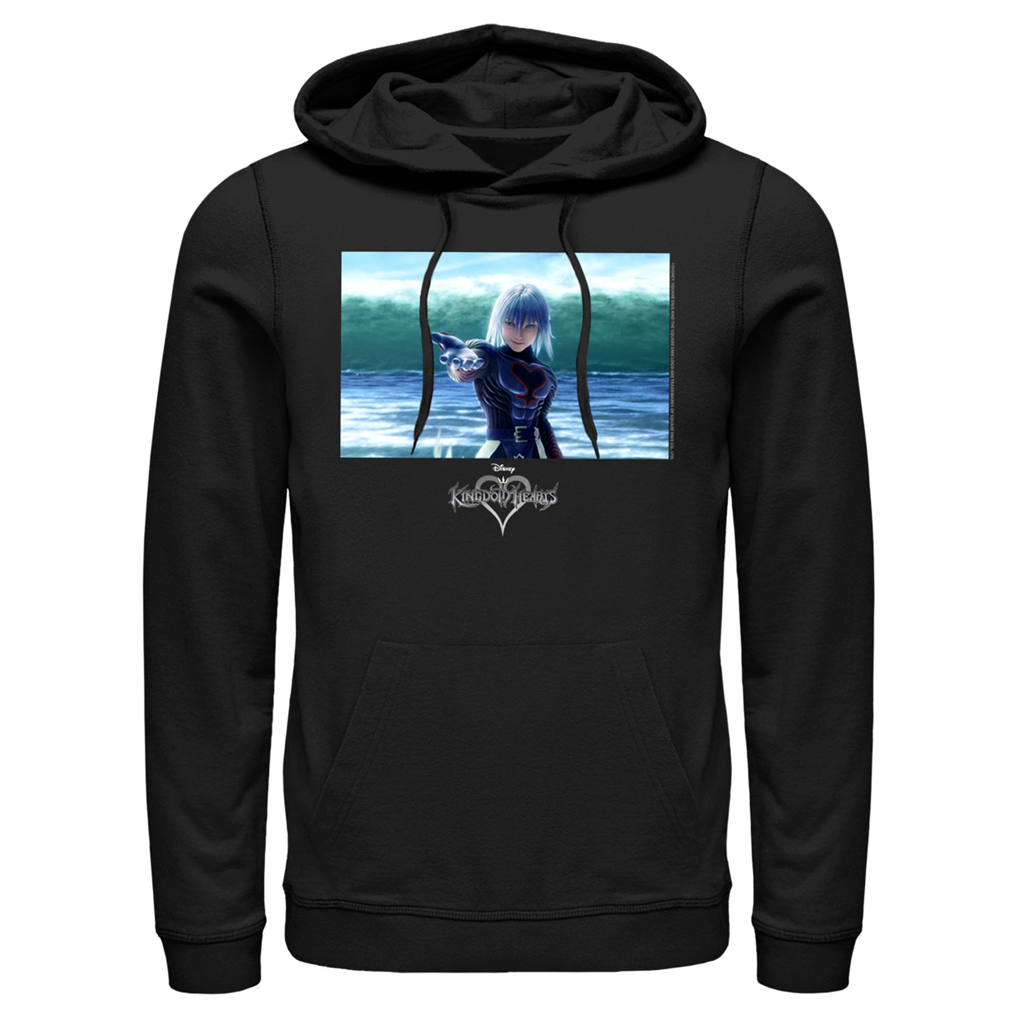 Men’S Kingdom Hearts 1 Heartless Riku Pull Over Hoodie