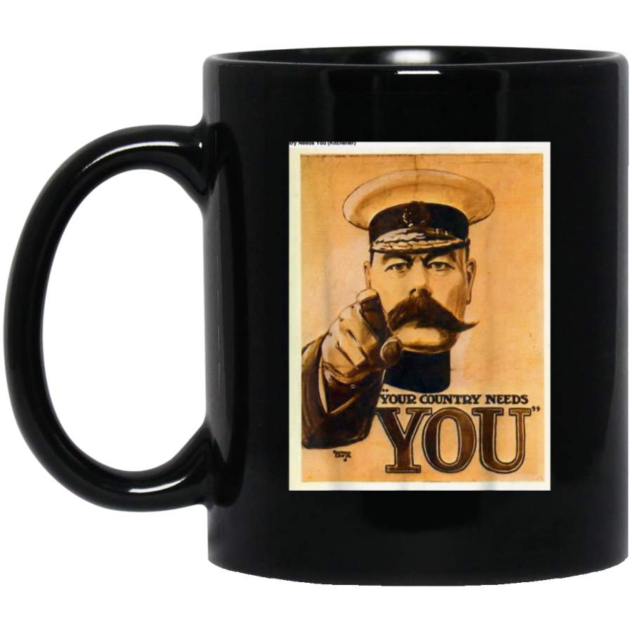 Irish WWI Mug Britain Kitchener Recruitment WW1 Vintage