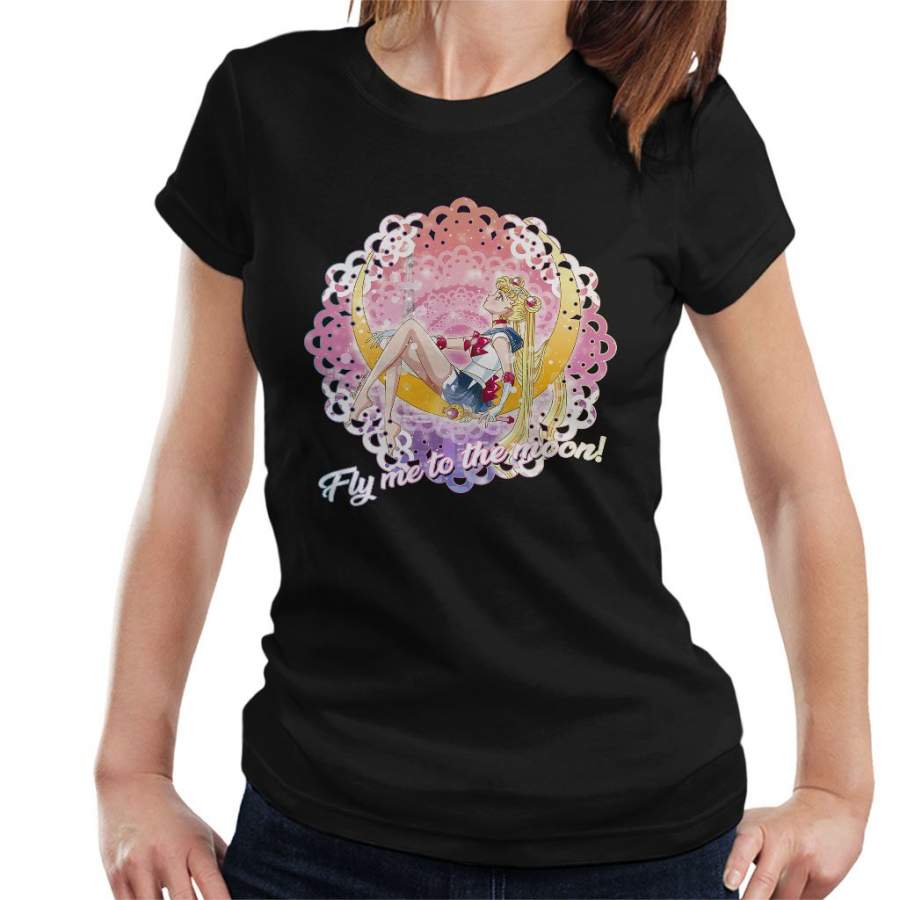 Fly Me To The Sailor Moon Women’s T-Shirt