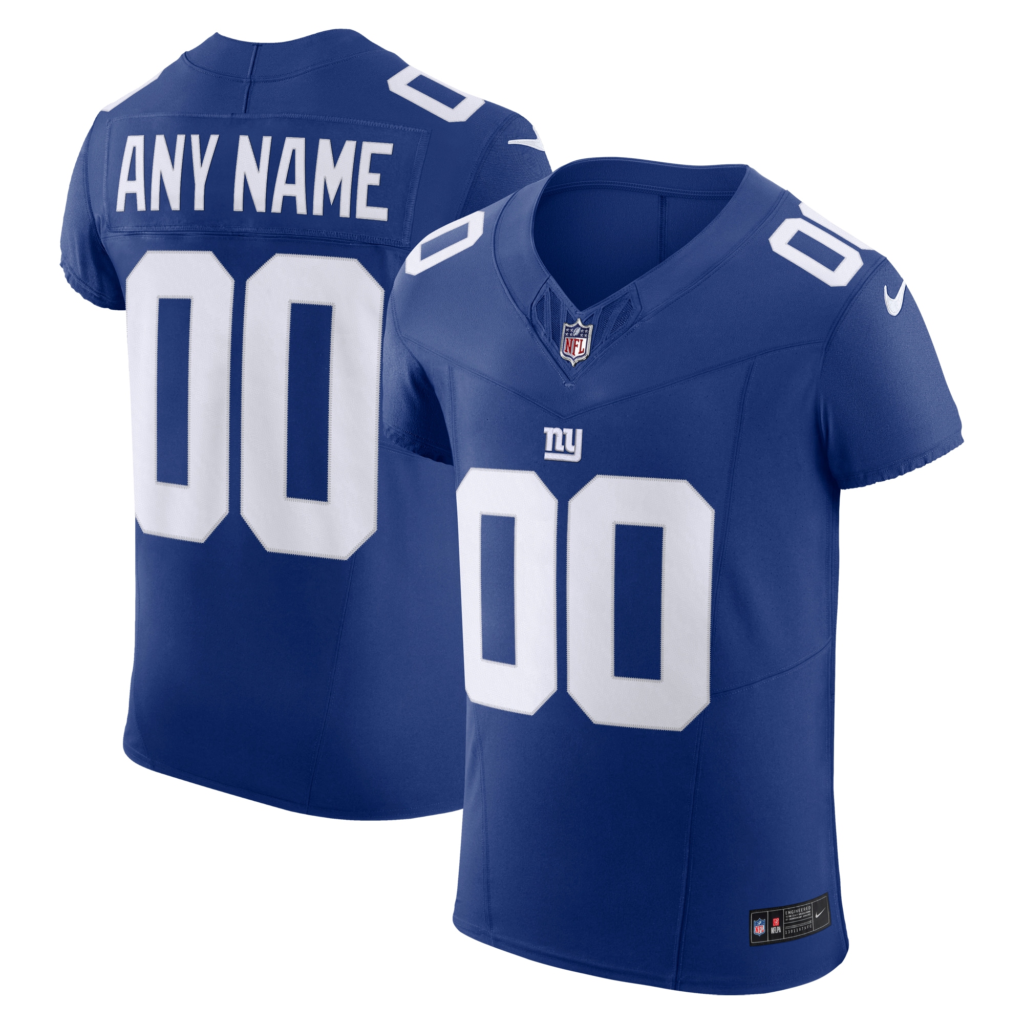 New York Giants Vapor F.U.S.E. Elite Custom Jersey – Royal