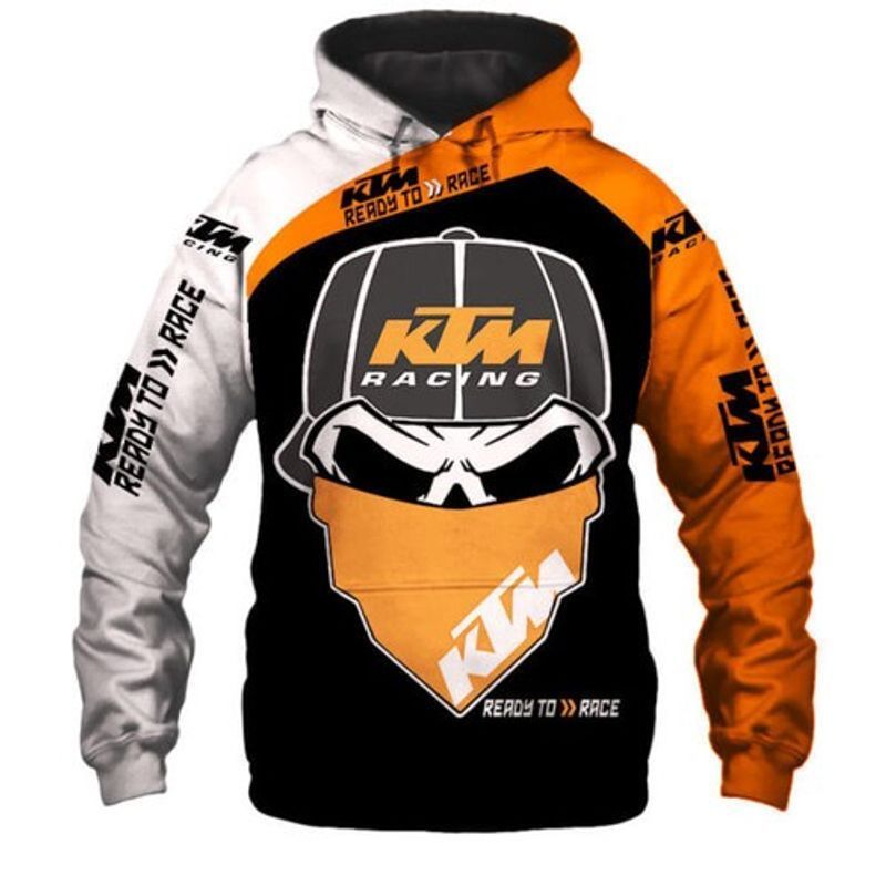 Ktm Ready To Race Skull Ktm Racing Men And Women All Over Printing 3D Hoodie N98