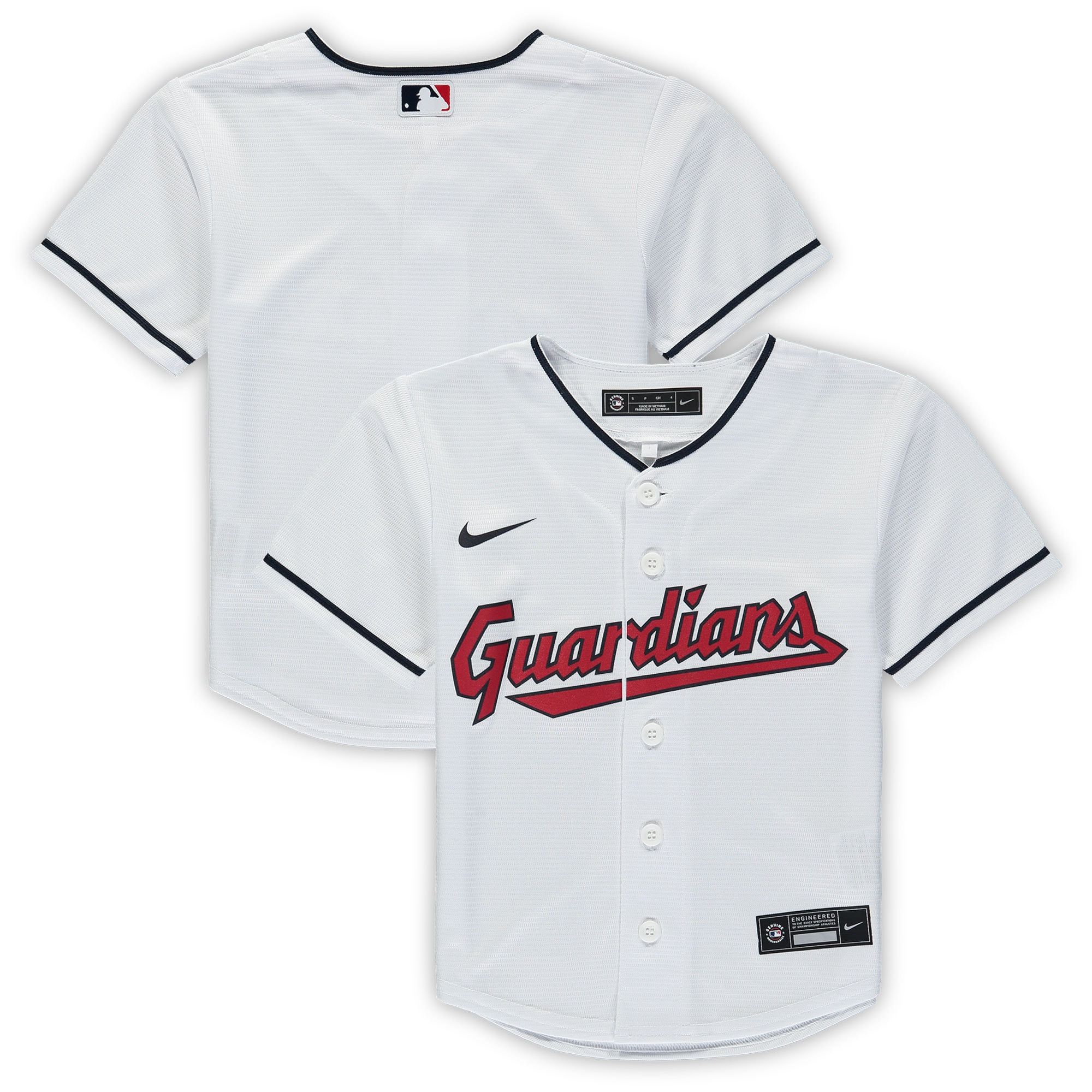 Cleveland Guardians Preschool Home Replica Team Jersey – White MLB