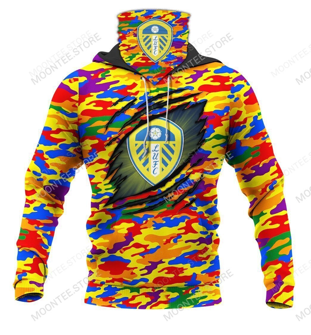 09LeedsUnited006 | Color Camouflage | CUSTOMIZE YOUR NAME & NUMBER | HOT SALE 3D PRINTED