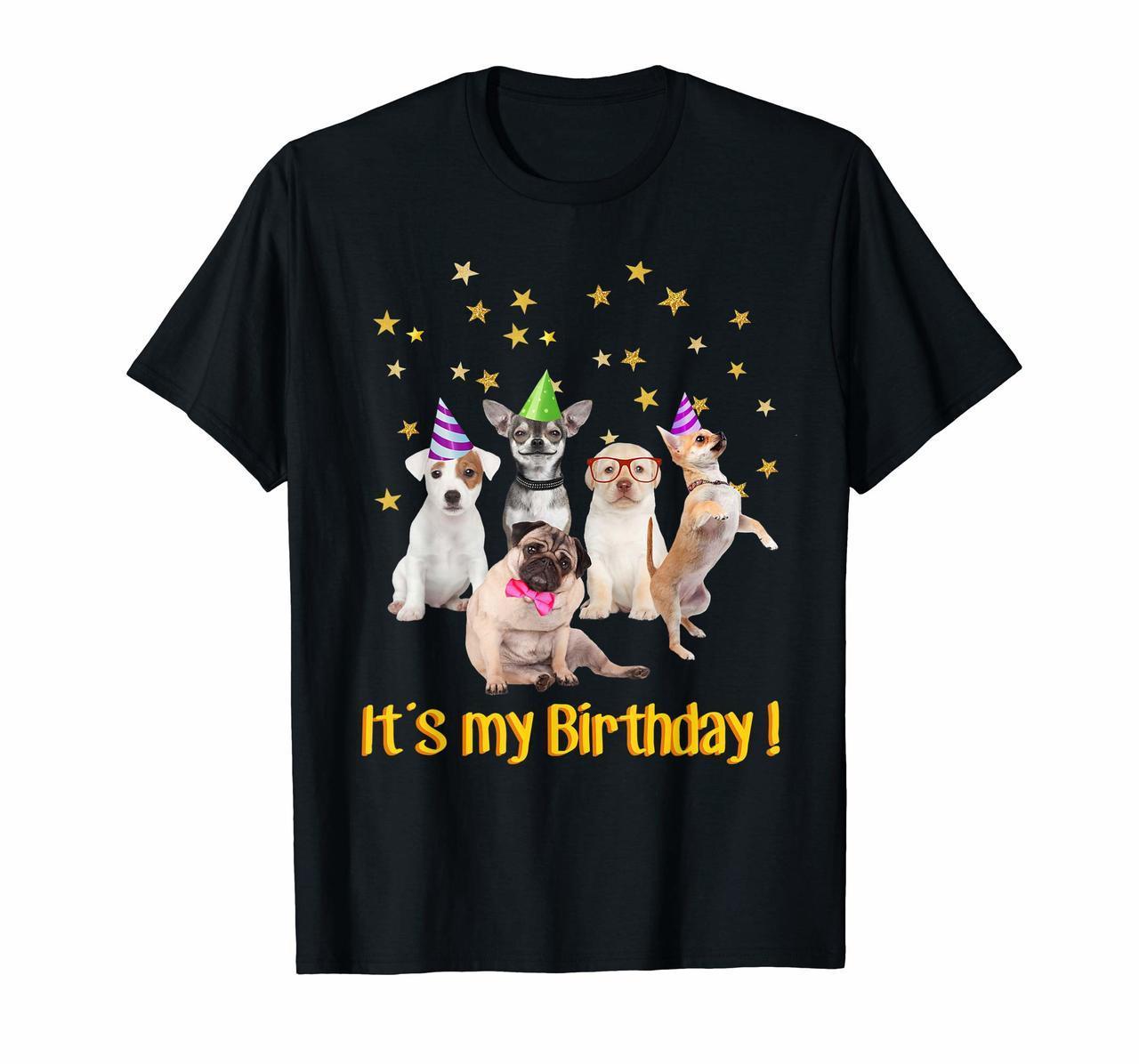 Boys Girls Cute Dogs Birthday Puppy T-Shirt