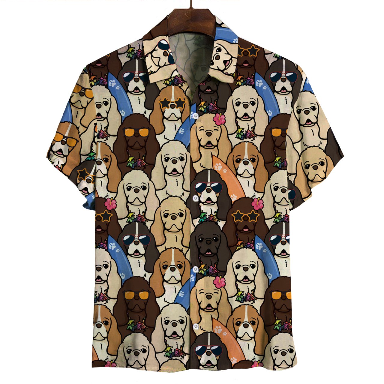 Aloha Hawaii American Cocker Spaniel Shirt Ha88410