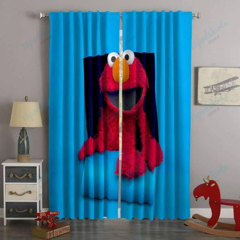 3D Printed Sesame Street Style Custom Living Room Curtains