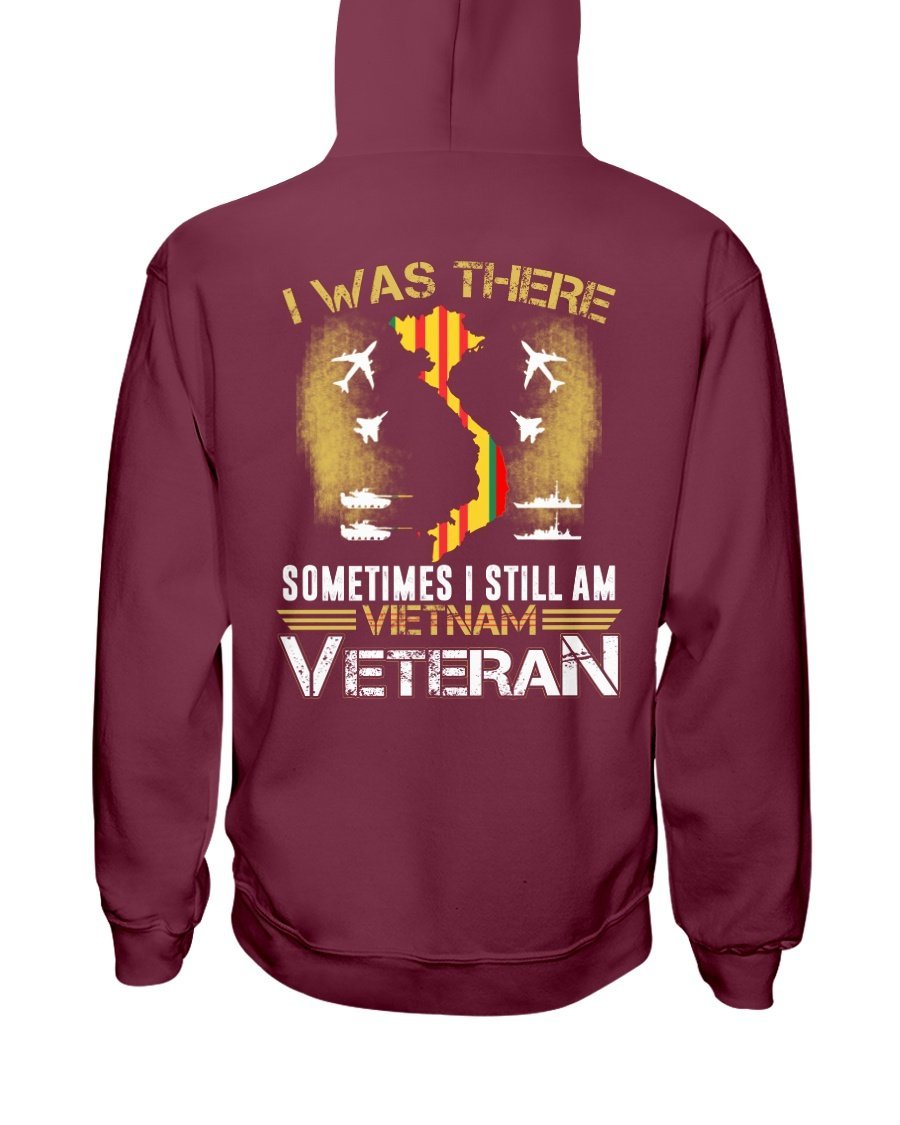 I Was There Sometimes I Still Am Veteran Short Sleeve Button Shirt
