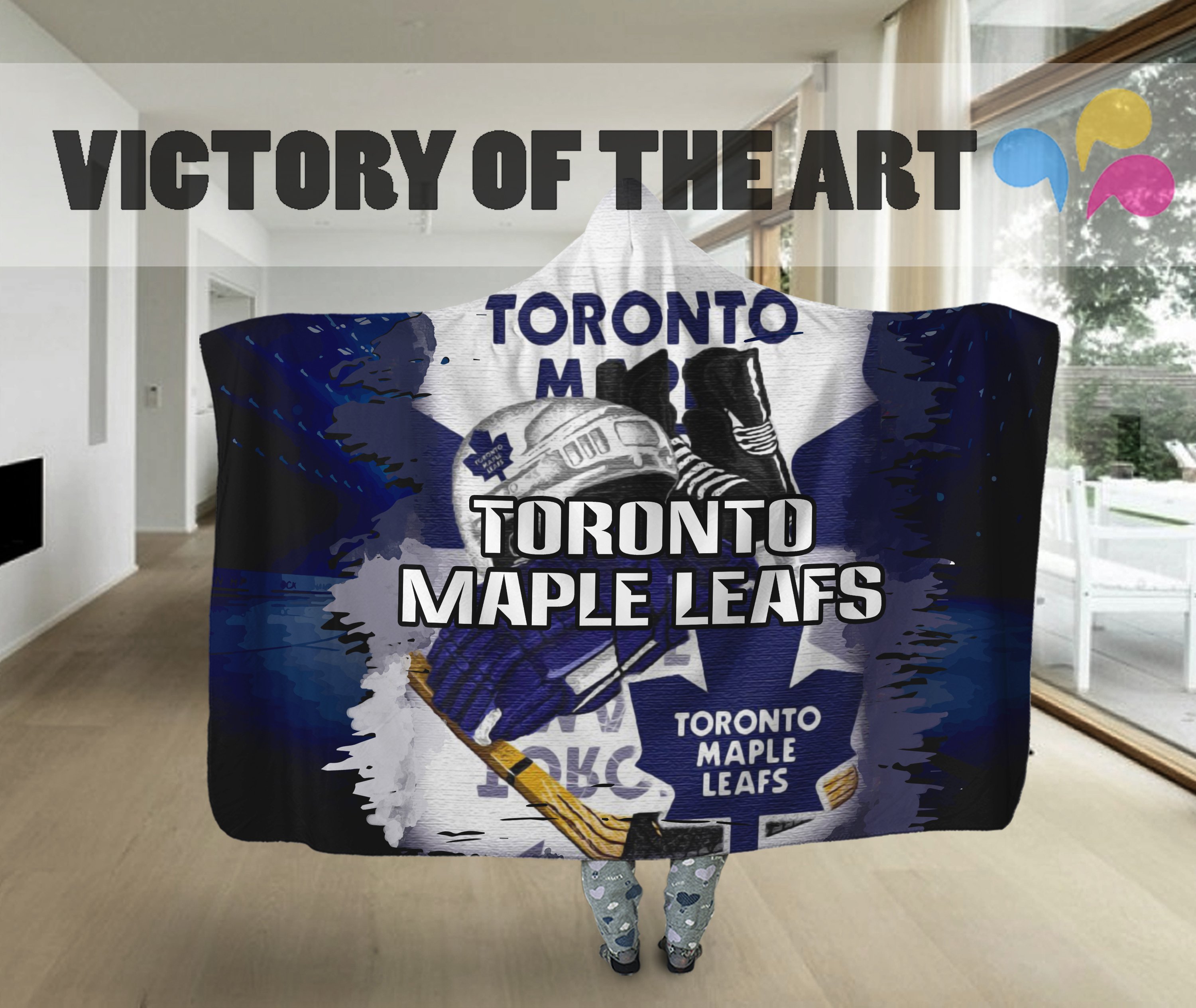 Special Edition Toronto Maple Leafs Home Field Advantage Hooded Blanket