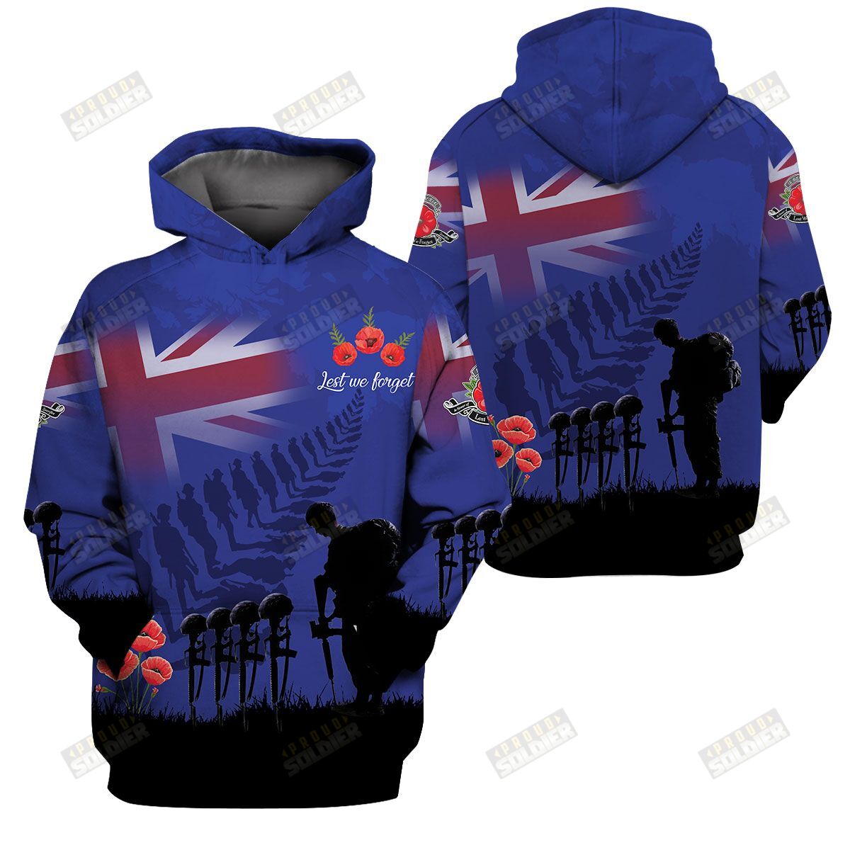 3D Apparel “Uk Veterans – Lest We Forget” X1