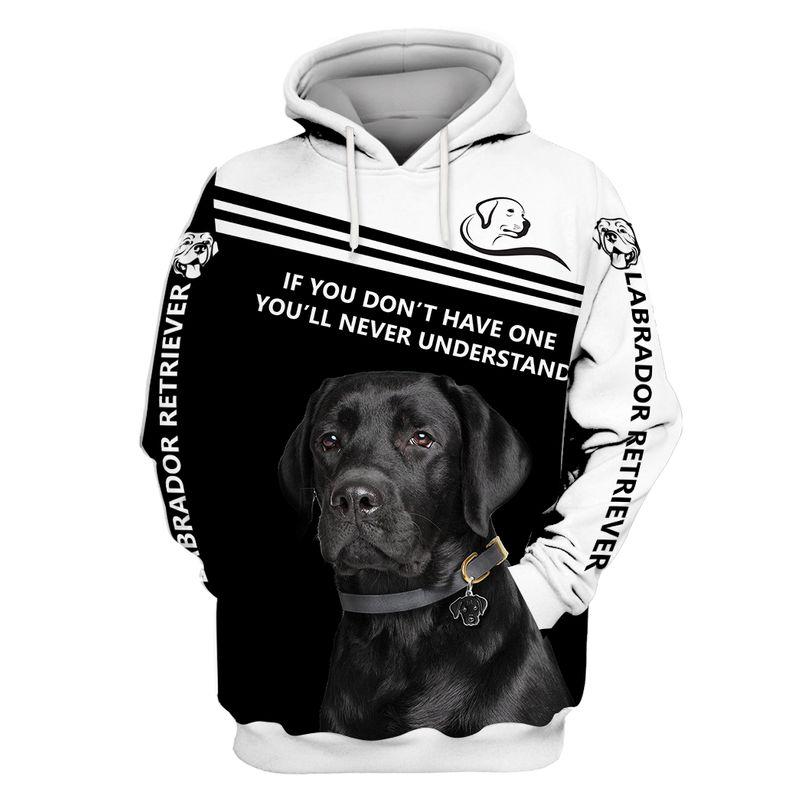 Gift For Dog Mom 3D Print Labrador Retriver  Adult Unisex