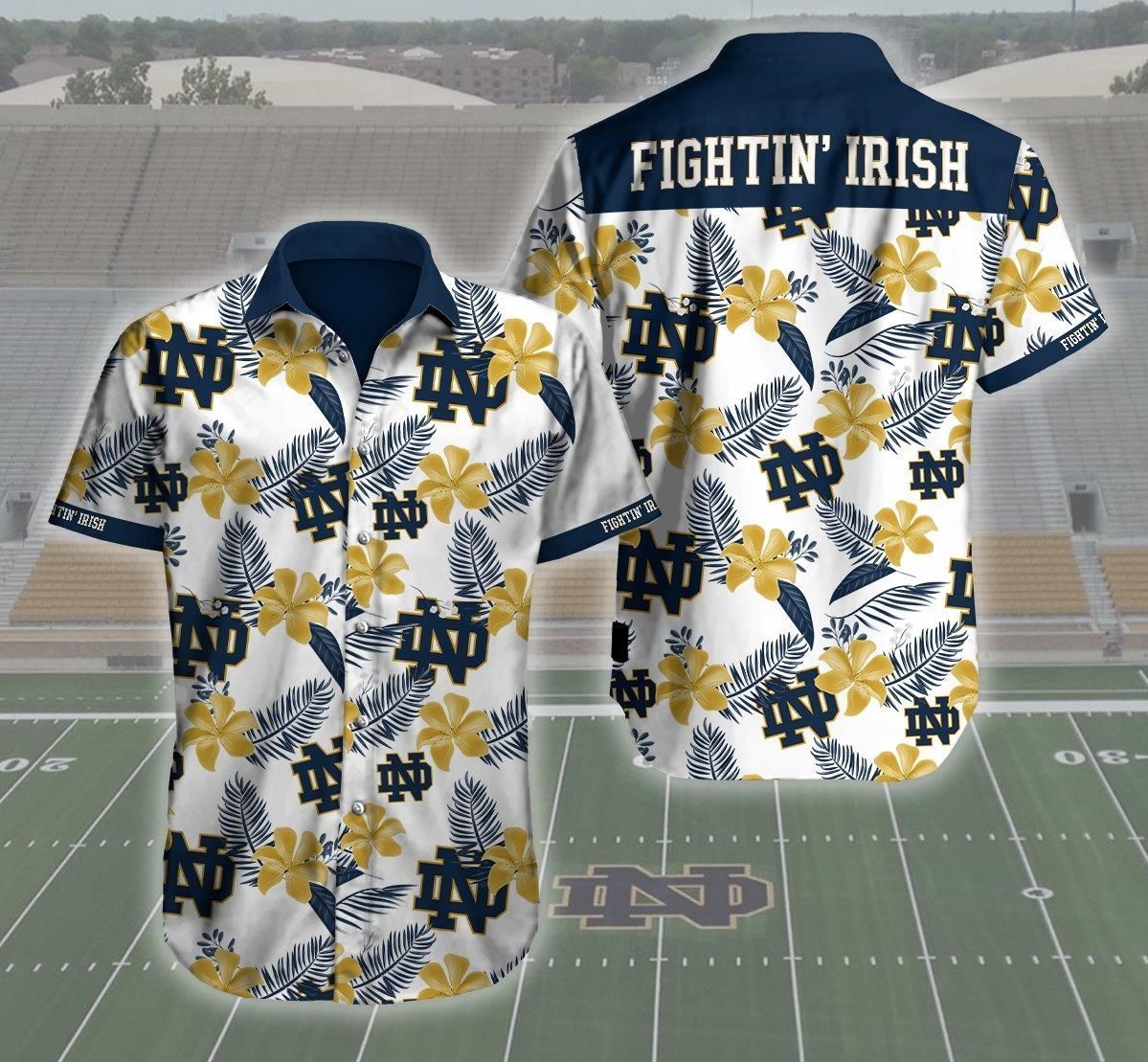 Notre Dame Logo Fighting Irish Hawaii Shirt