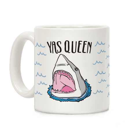 Yas Queen Shark Coffee Mug