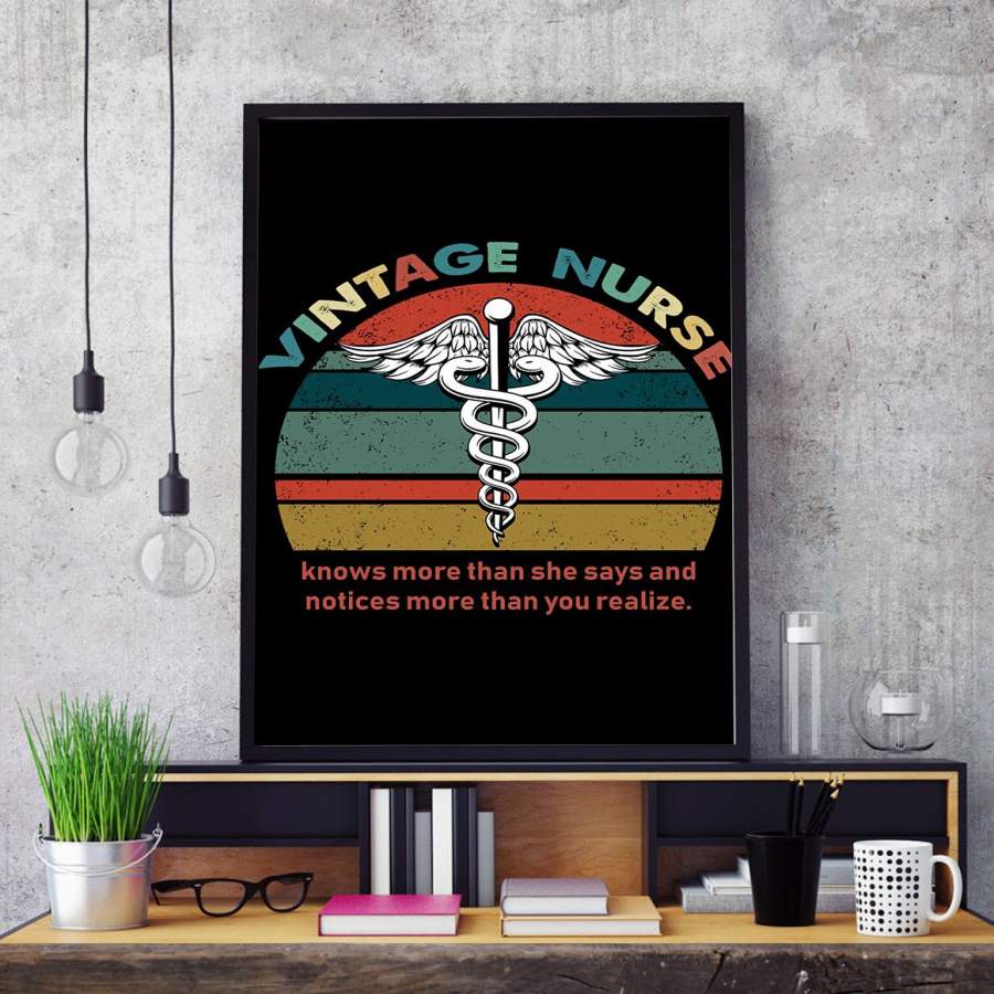 Antn2412 Nurse To My Nurse Vintage Nurse Poster Poster Art Design 