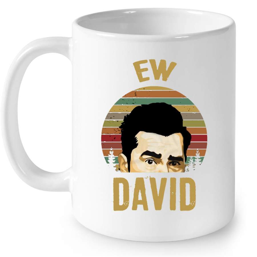 Ew David, Classic Vintage retro – Full-Wrap Coffee White Mug