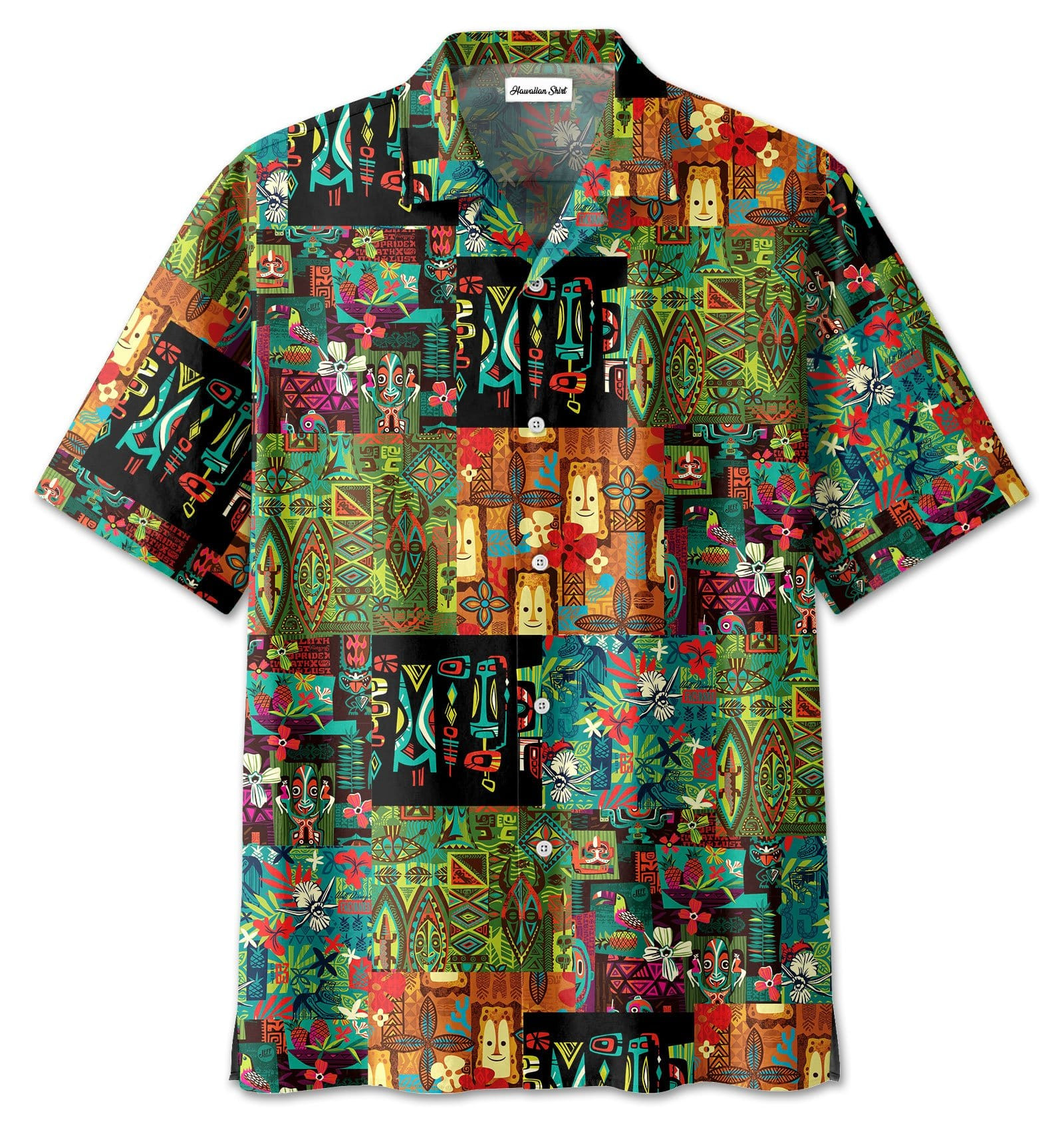 Amazing Tiki Summer Art Hawaii Aloha Shirts Ha99236