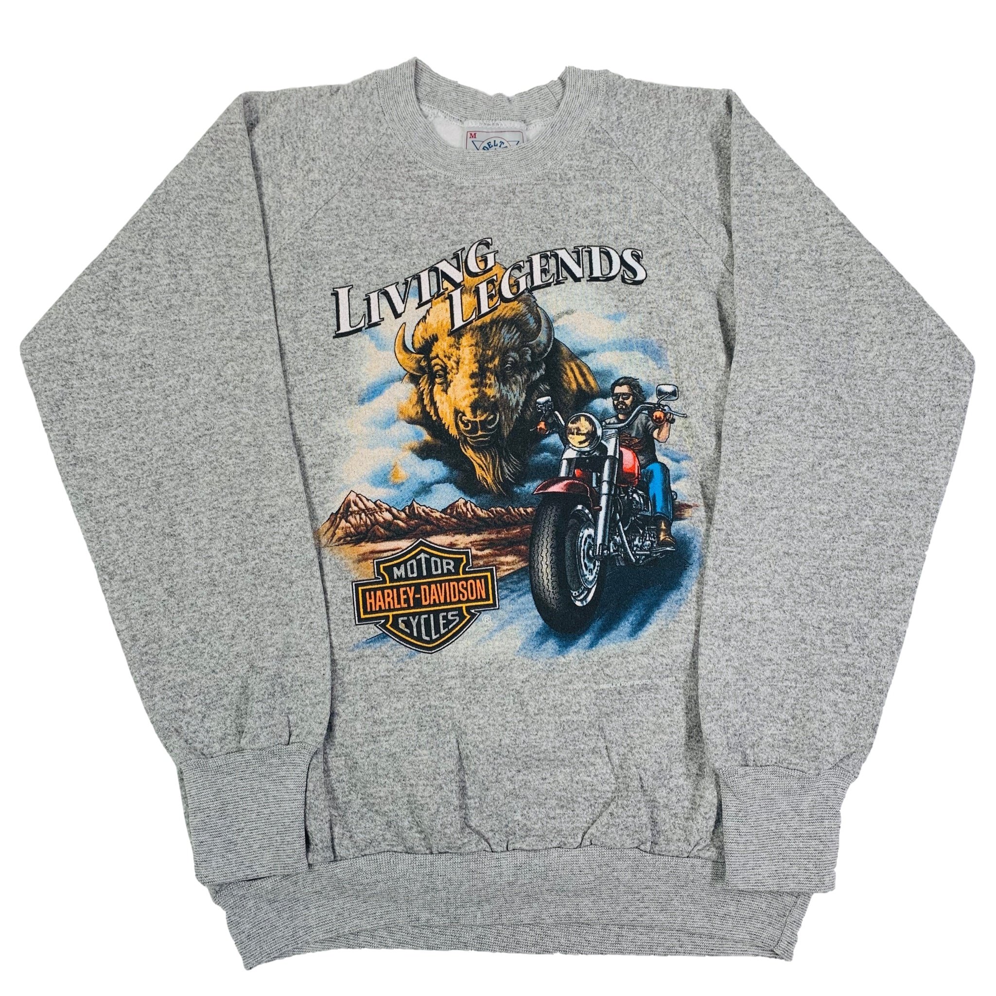 Vintage Harley-Davidson “Living Legends” Crewneck Sweatshirt