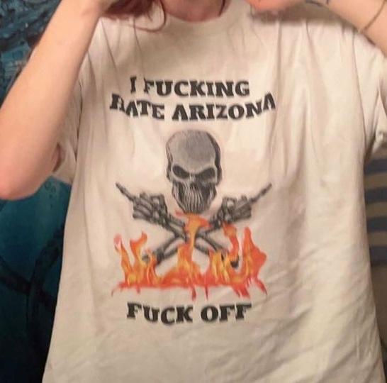 Vintage I Fucking Rate Arizona  Custom State Available  Shirt Outfit  For Men  For Women