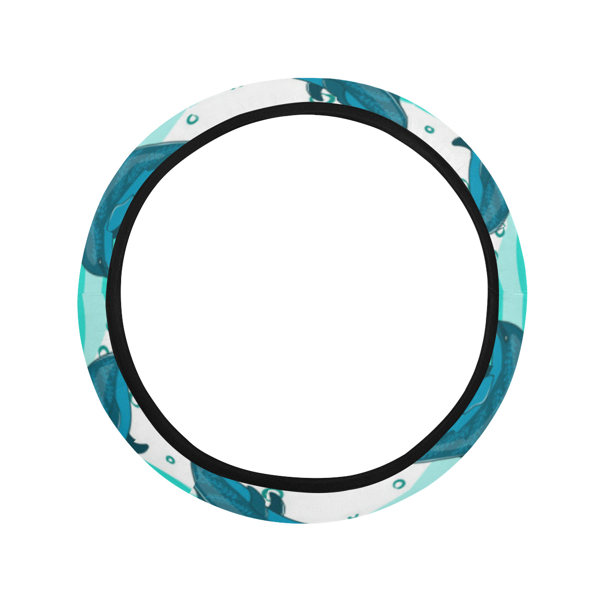 Dolphin sea pattern Car Steering Wheel Cover