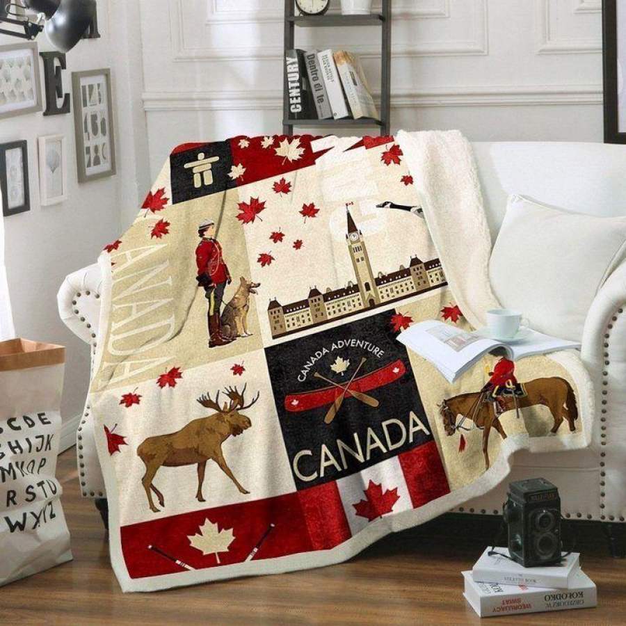 Canadian Blanket – Gift for Birthday, Christmas – Canada Adventure