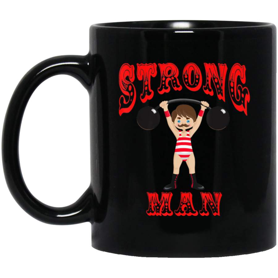 Vintage Circus Strongman Costume Coffee Mug