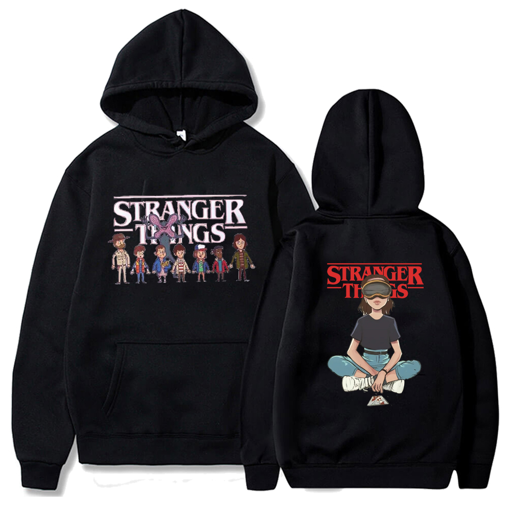 Stranger Things Anime Hoodies Printing Fashion Hoodie Women Sweatshirts Harajuku Female Tops Streetwear Long Sleeve Clothing alx