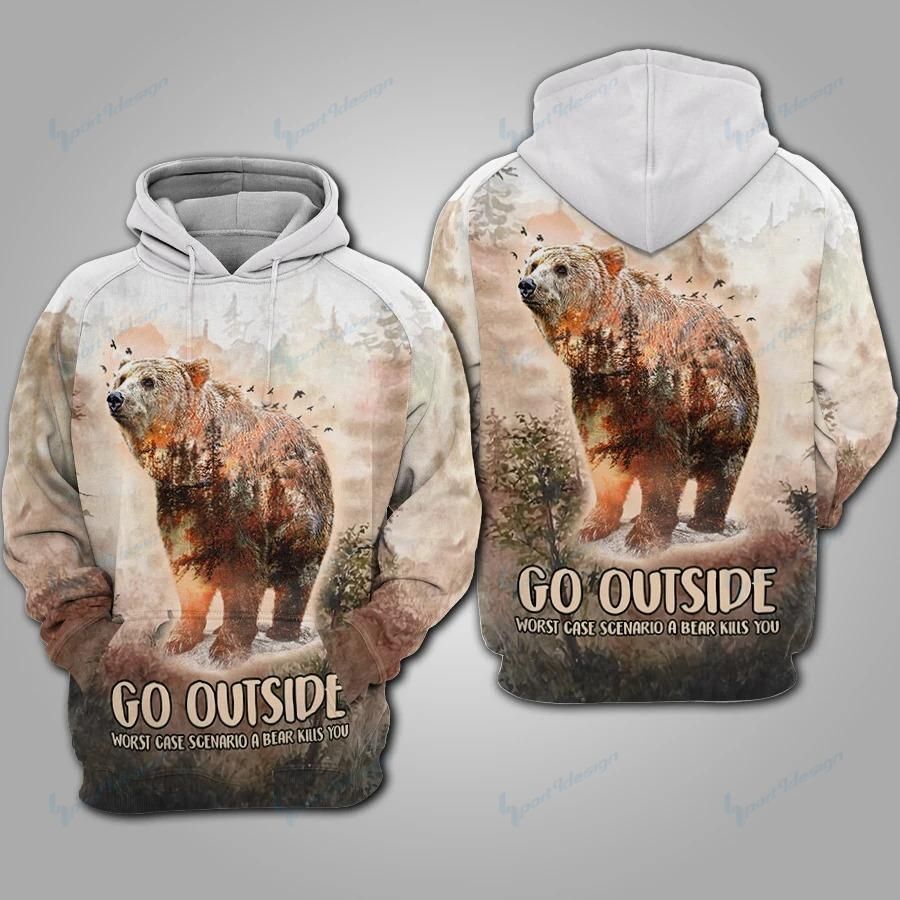 Bear Camping Hoodie 071