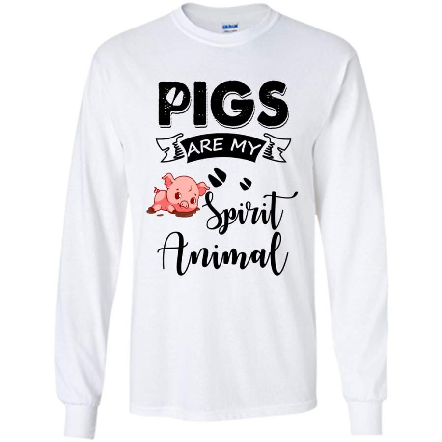 Pigs Are My Spirit Animal – Gildan Long Sleeve Shirt