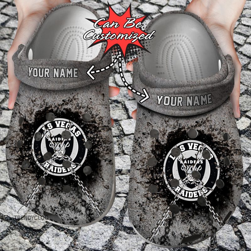 Football Raiders Personalized Clog Shoes