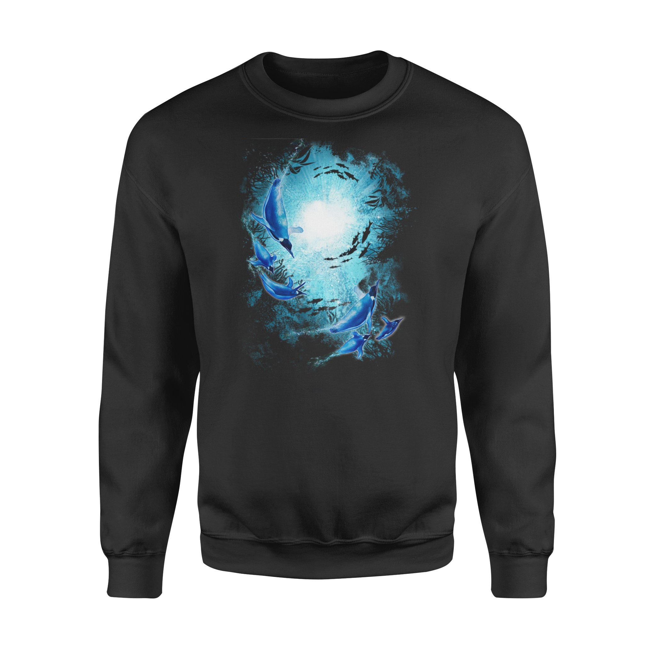 Sunshine89 – Penguin in the deep ocean – Standard Crew Neck Sweatshirt