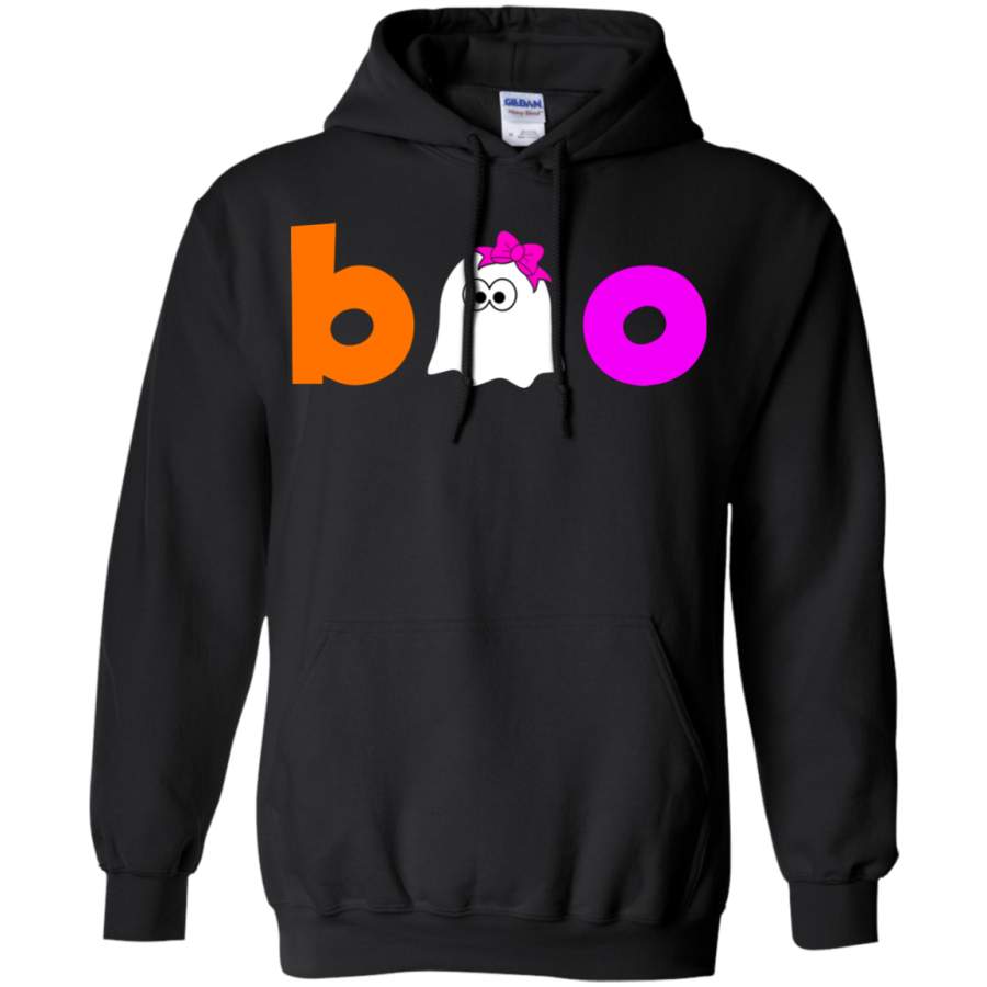 Halloween Boo Girl Ghost  Pullover Hoodie