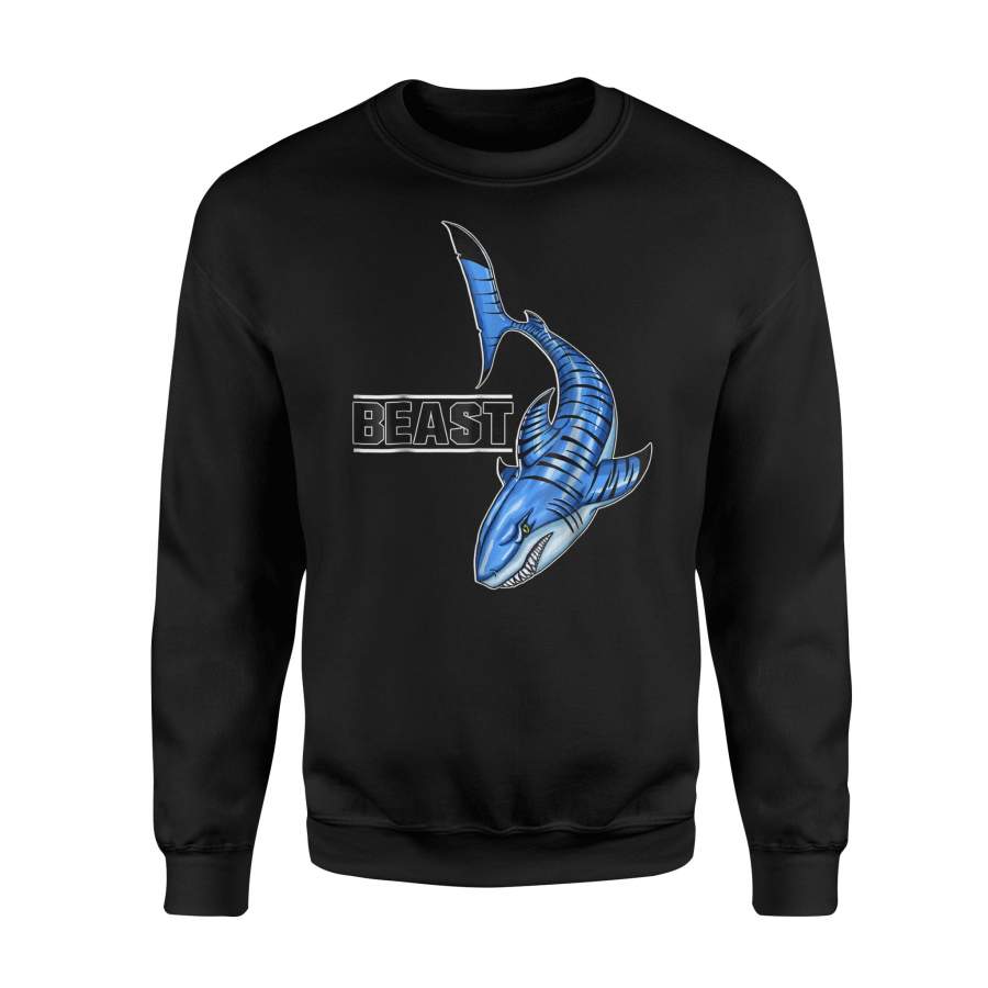 Blue Tiger Shark Ocean Beast Sweatshirt