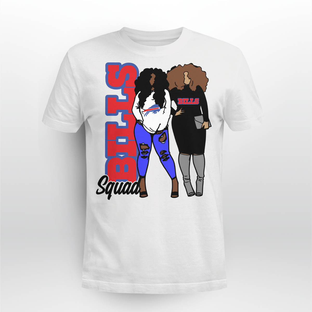 Buffalo Bills Squad Tshirt For Black Girls Shirt Buffalo Bills Squad Black Girl Shirt