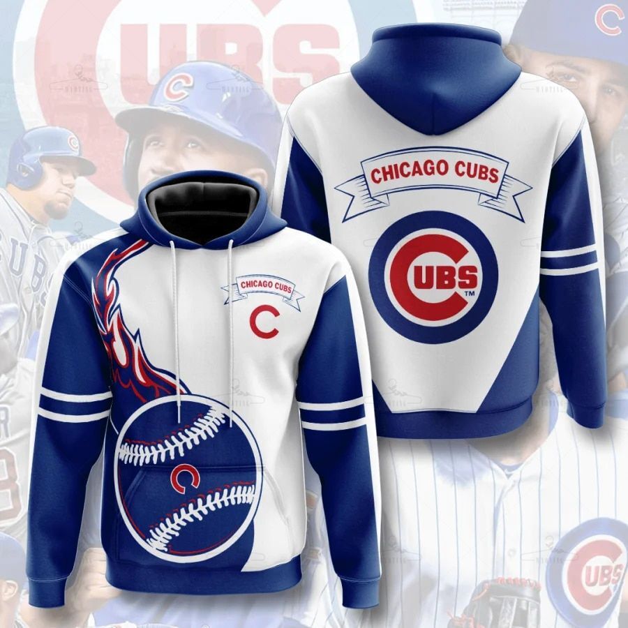Chicago Cubs Hoodies Flame Balls Graphic Gift For Men