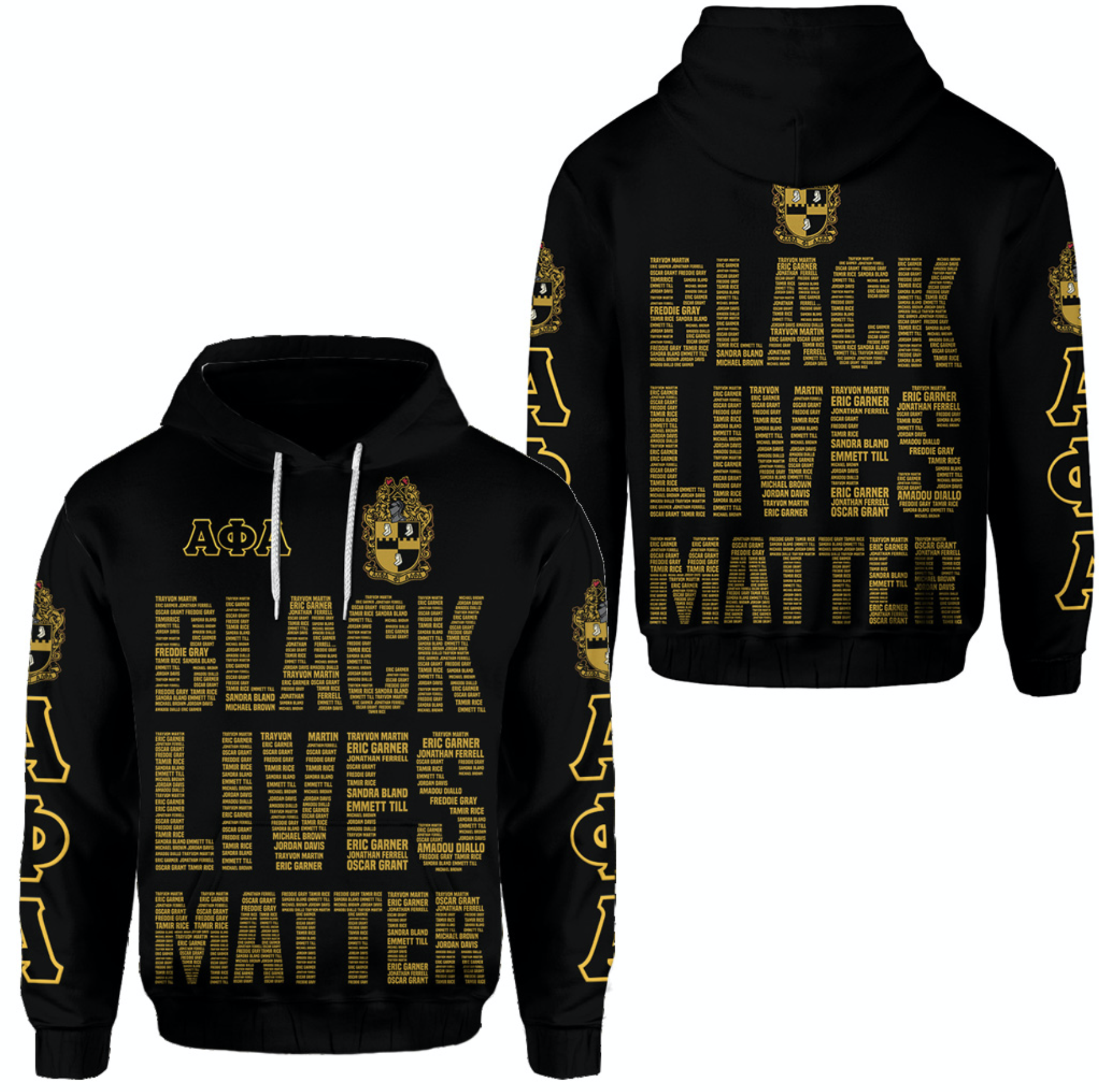 Alpha Phi Alpha Fraternity Hoodie Black Lives Matter Lt8