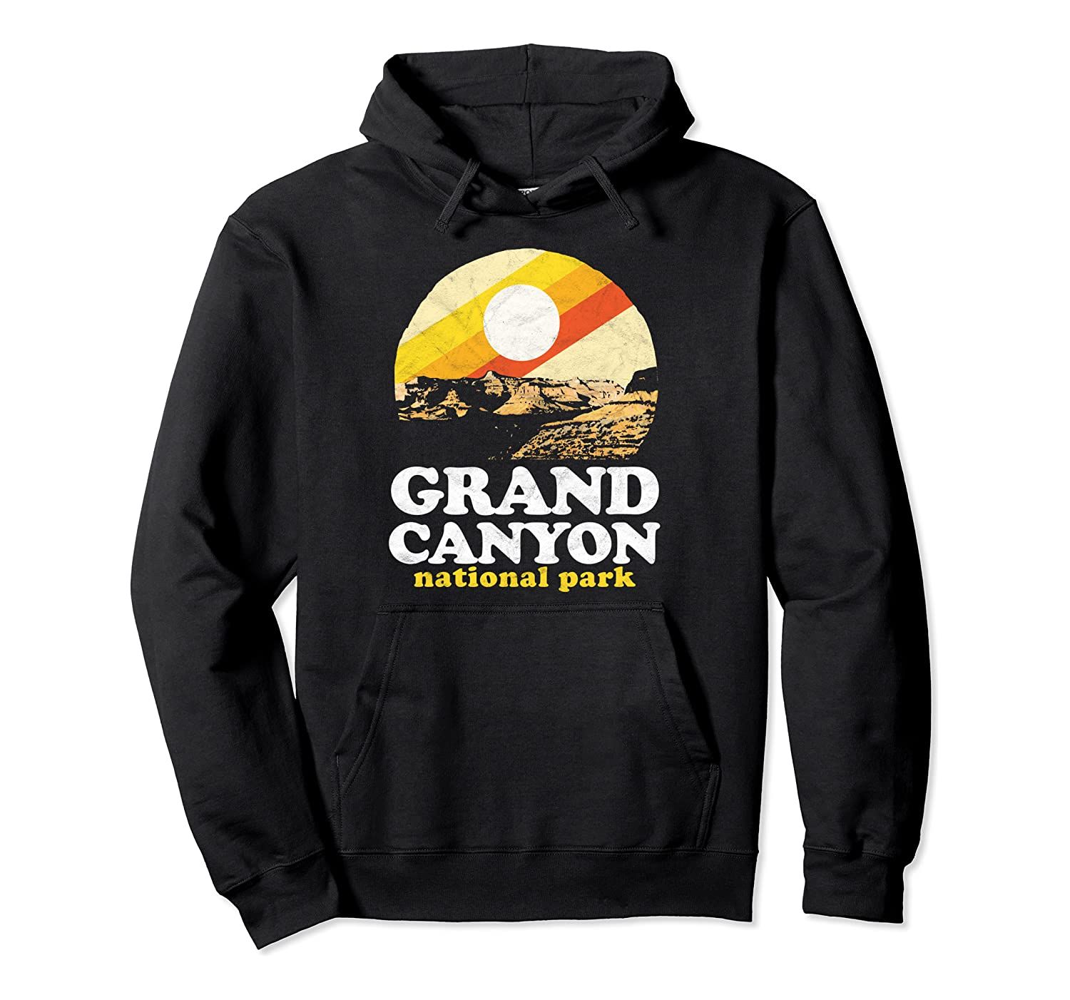 Vintage Grand Canyon Retro Eighties Distressed Graphic Pullover Hoodie, T-Shirt, Sweatshirt