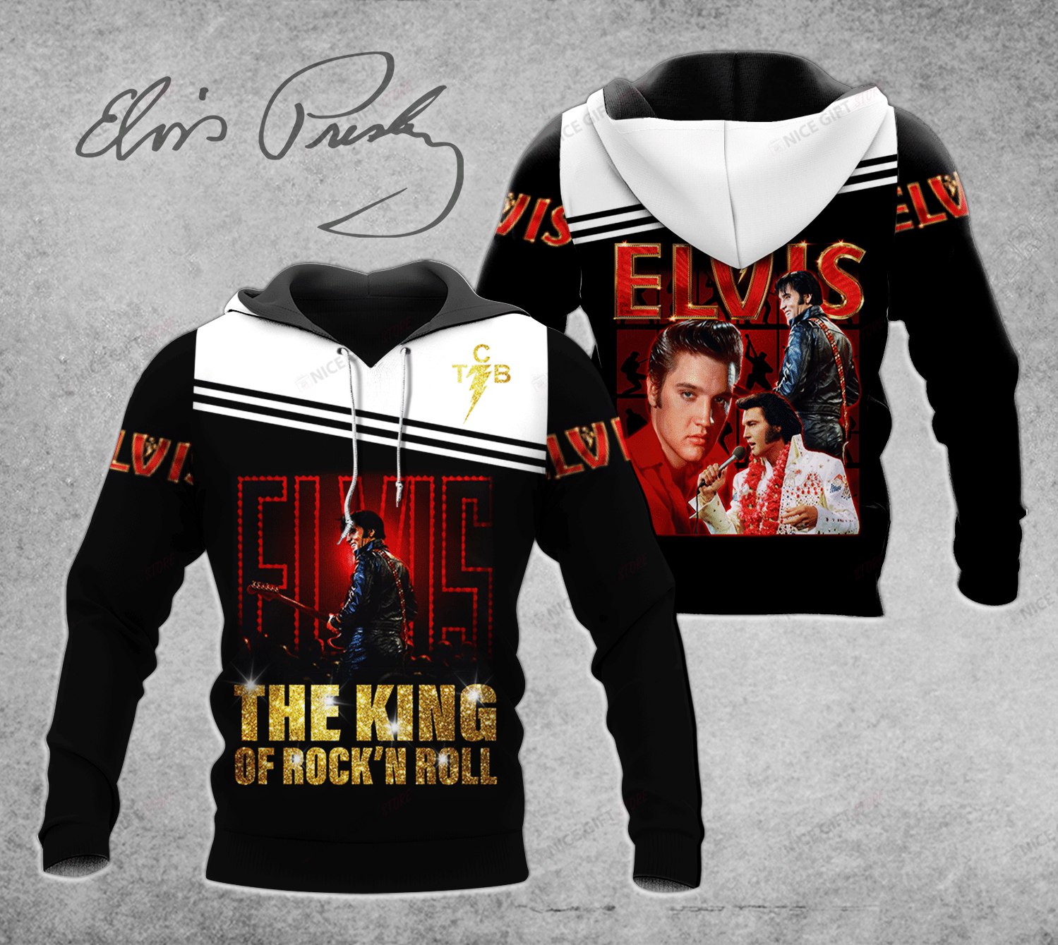 Elvis Presley Hoodie 3D 3Ho-E2D1