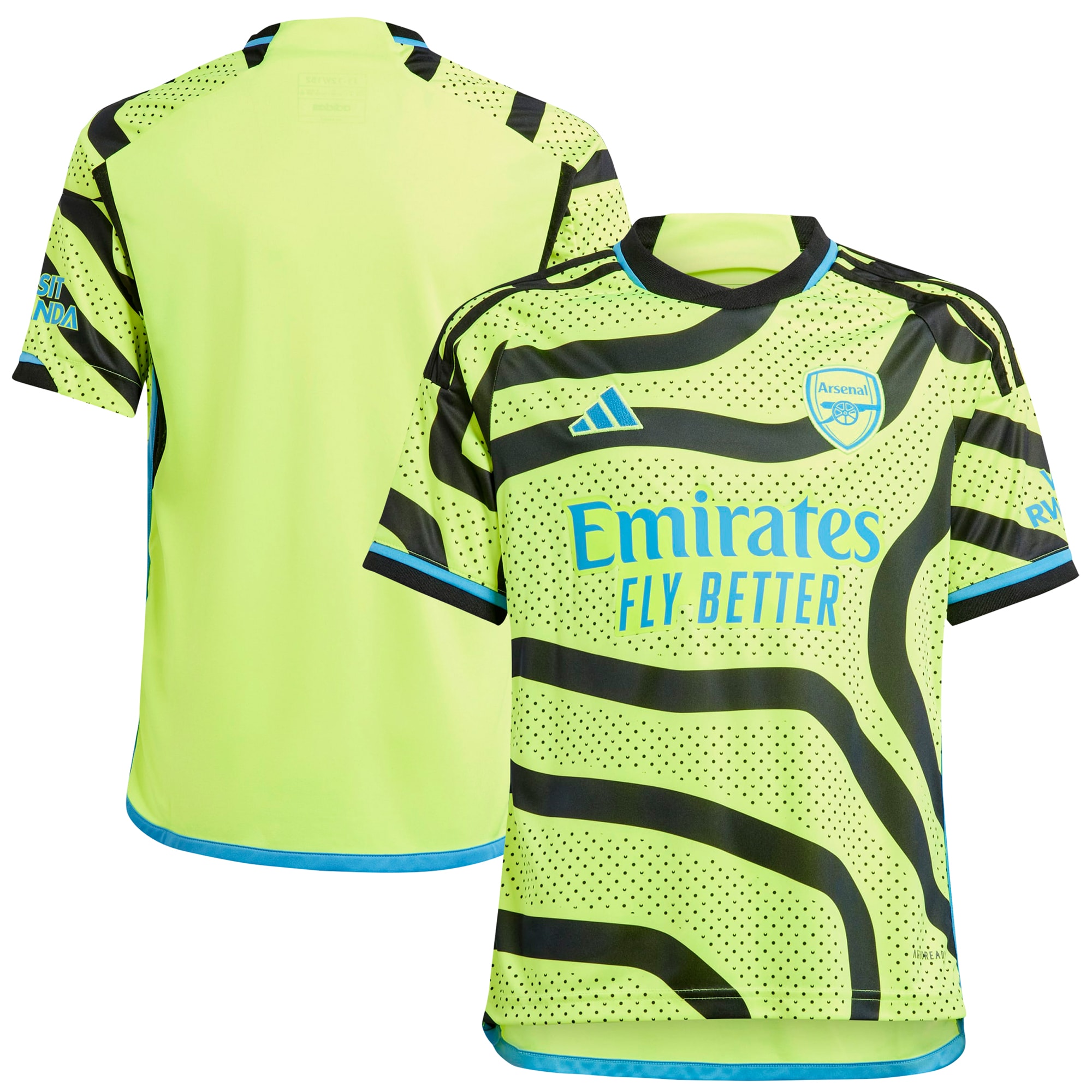 Arsenal Youth 2023/24 Away Replica Jersey – Yellow