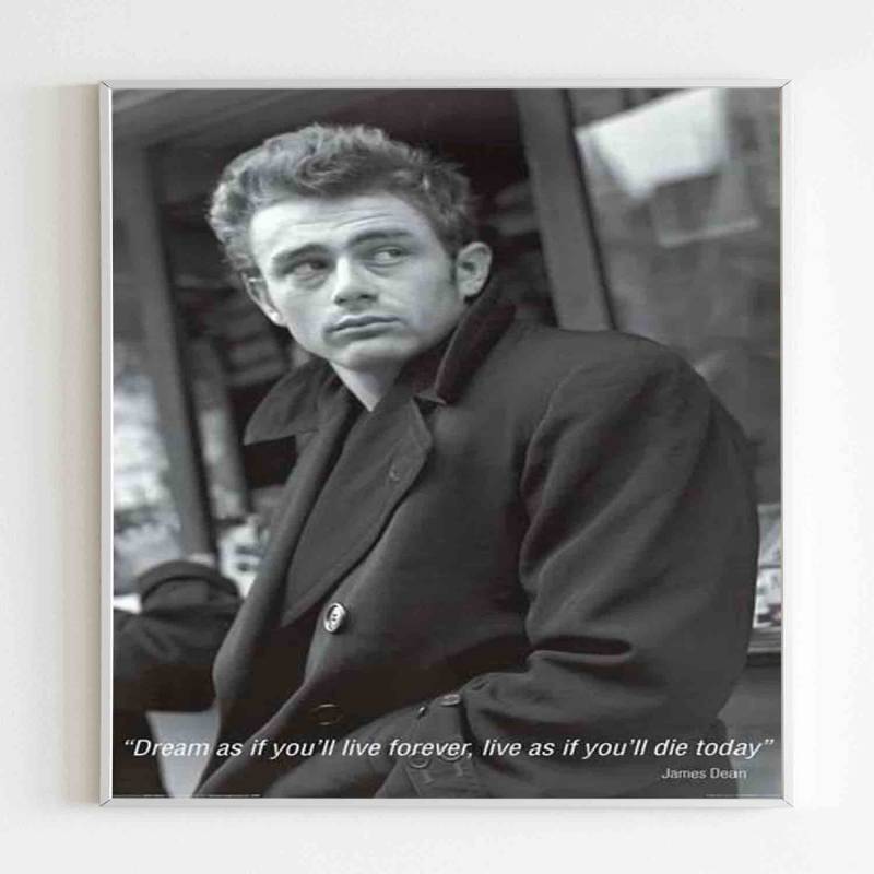 James Dean Quote Poster - Poster Art Design