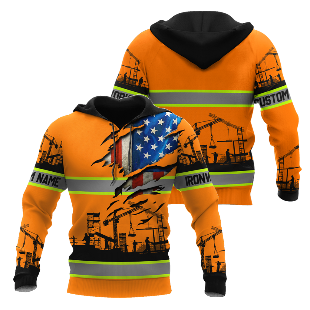 Personalized Ironworker 3D All Over Printed Unisex Shirts TN