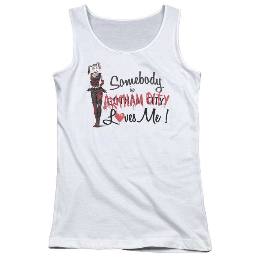 Batman – Arkham Somebody Loves Me Juniors Tank