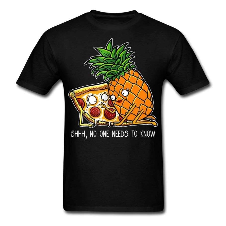 Pineapple Pizza Shirt – Funny T Shirt Pizza Day Funny Words Printed Men T-Shirts Gift