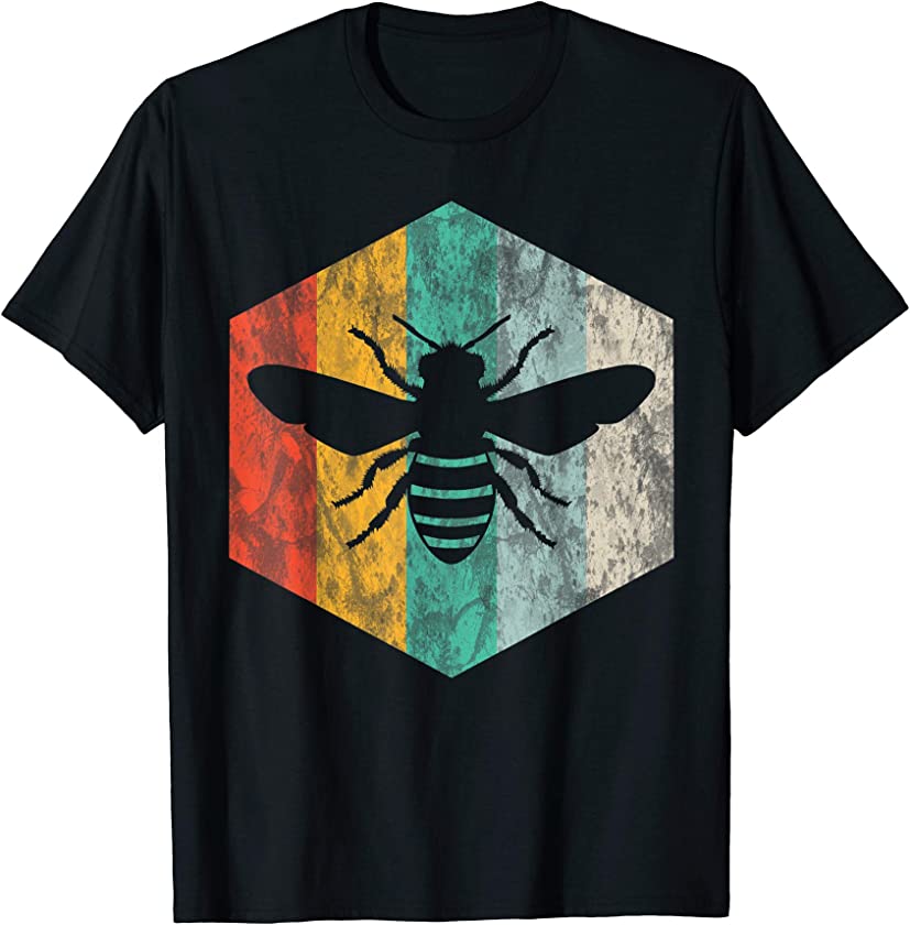 Beekeeper Vintage Honey Retro Bee T-Shirt