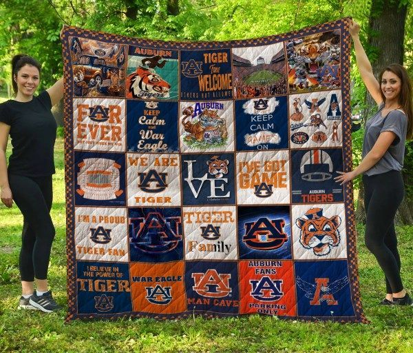 Auburn Tigers Football Quilt Fan Made