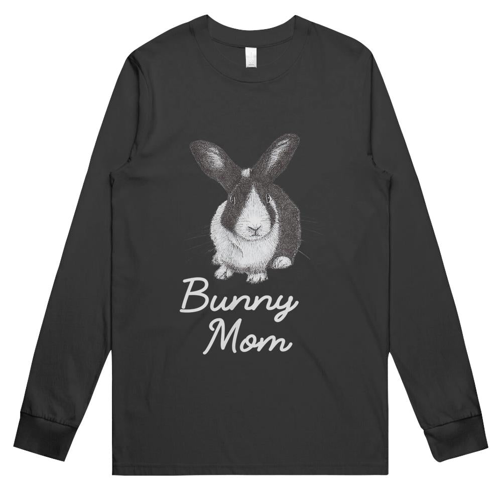 Dutch Bunny Rabbit Mom Drawing Long Sleeve T Shirts