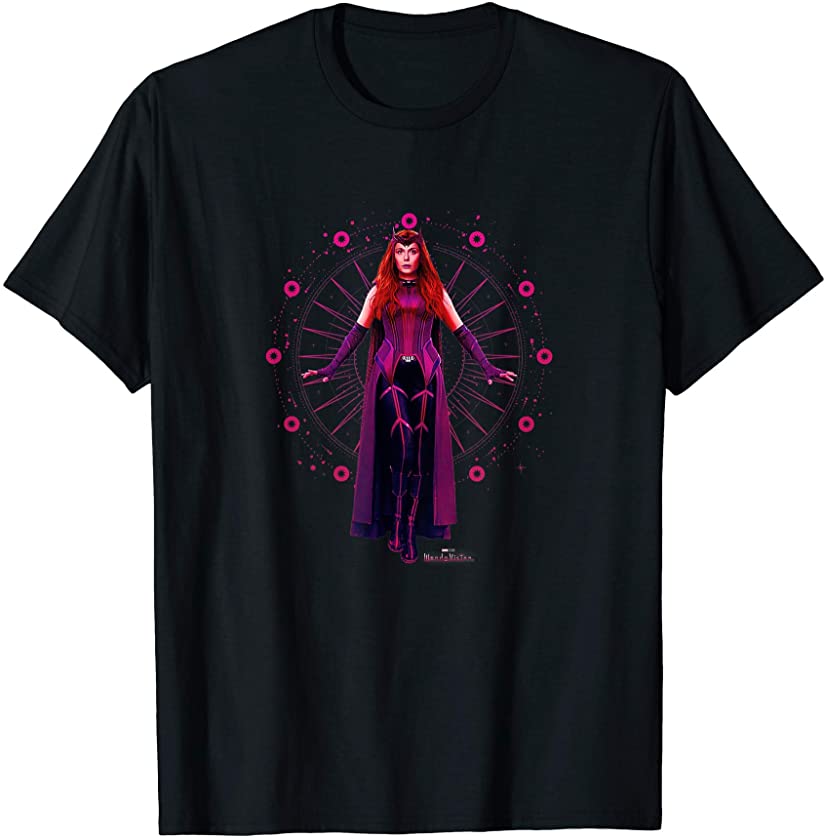 WandaVision The Scarlet Witch Floating Portrait T-Shirt