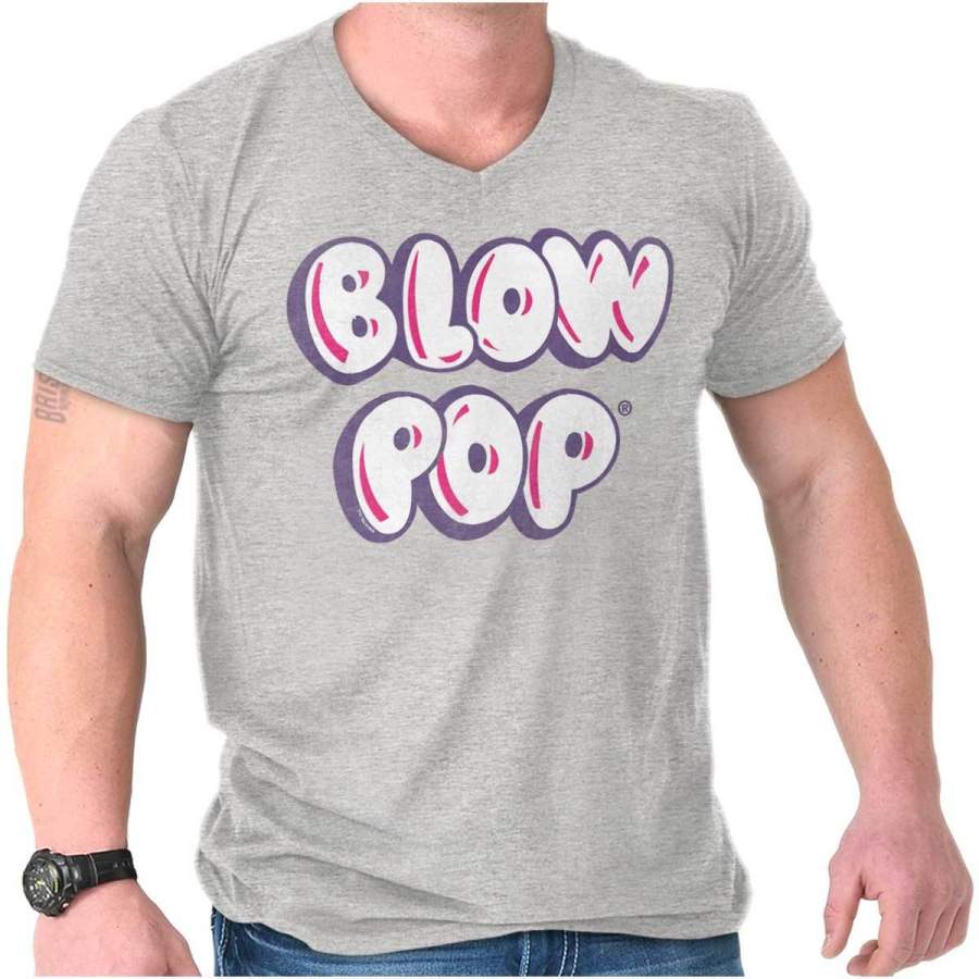 Vintage Blow Pop V-Neck T Shirt