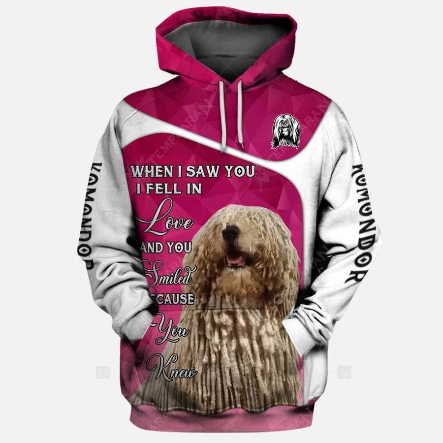 KOMONDOR When I saw you 3D Hoodie and T-shirt Full Printing