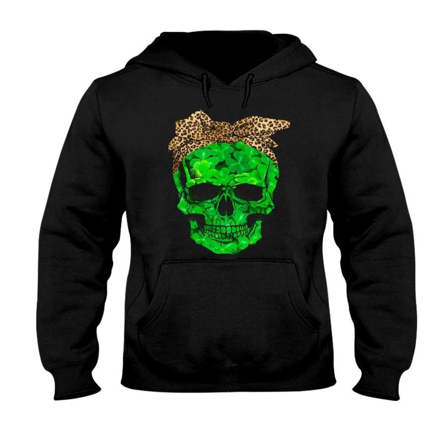 St Patrick Day Skull Leopard Special Gift Hoodie